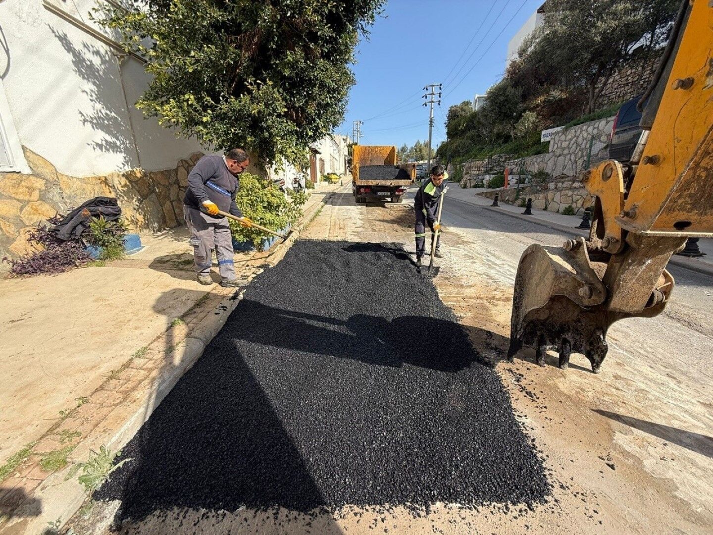 Bodrum’da Üstyapı Çalışmaları Hız Kazandı (1)