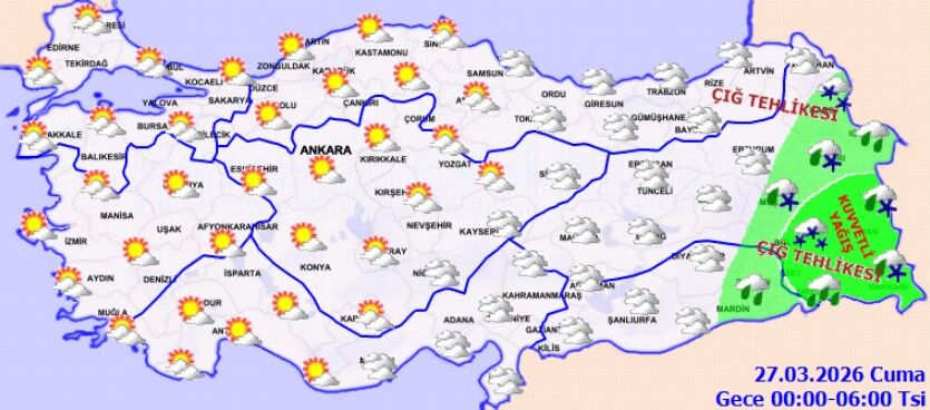 Bugün Hava Nasıl Olacak 26 Mart 2026 İl İl Meteorolojik Görünüm (2)