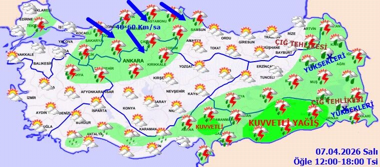 7 Nisan Meteoroloji Hava Durumu Raporu (3)