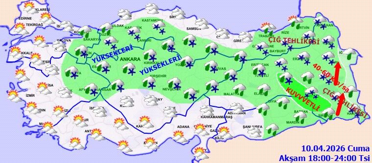 10 Nisan Cuma Hava Durumu (2)