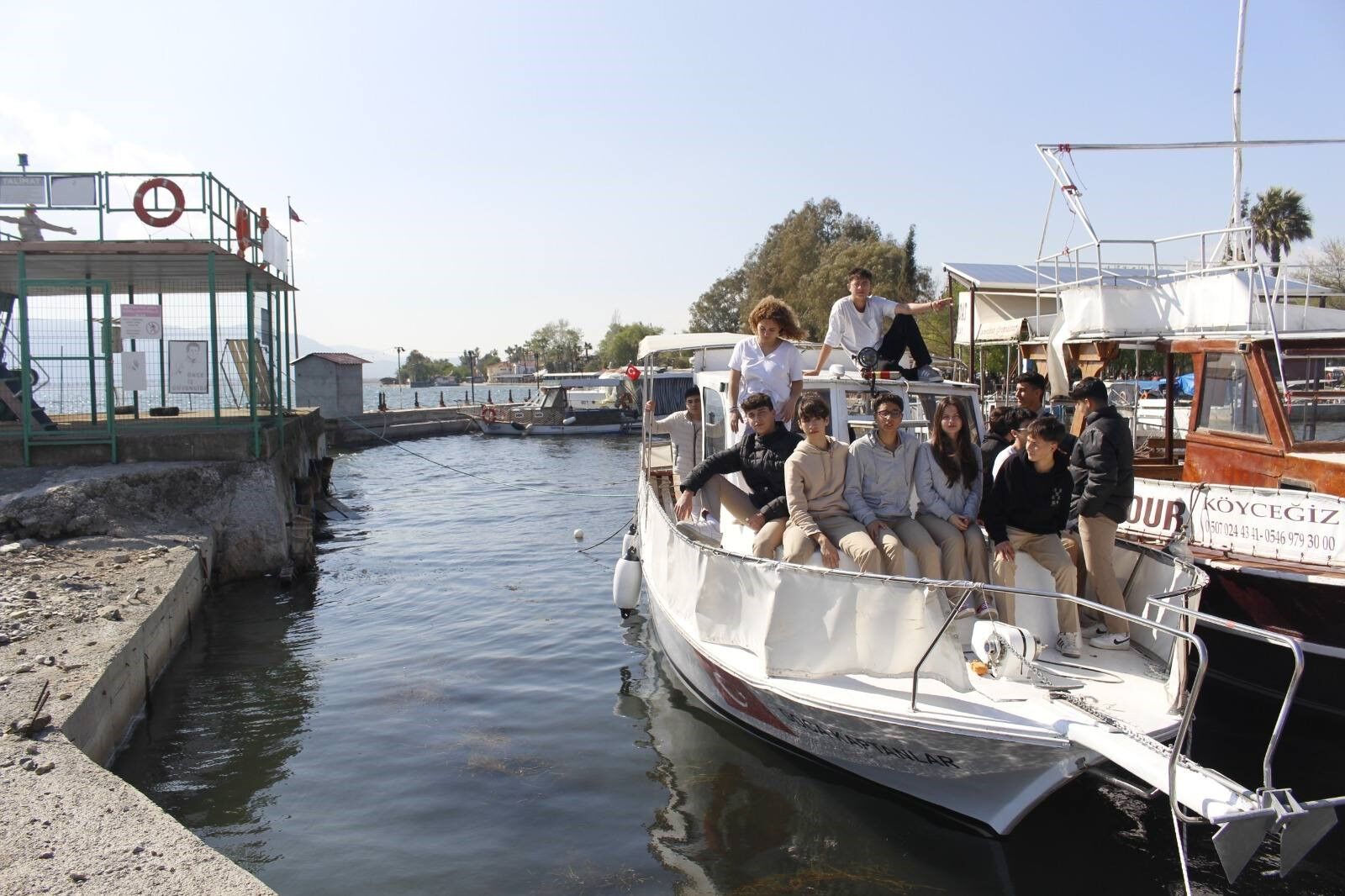 Köyceğiz Gölü’nde incelemelerde bulunuldu