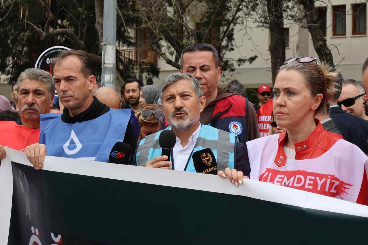 Muğla’da Öğretmenlerden Saldırıya Tepki Yürüyüşü (3)