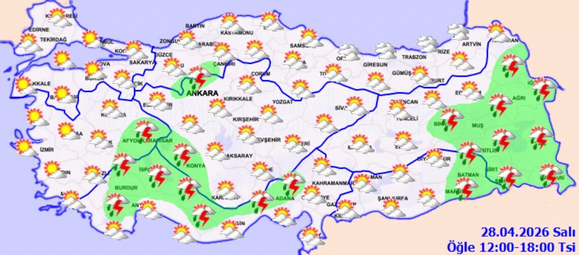 28 Nisan Salı Hava Durumu (3)