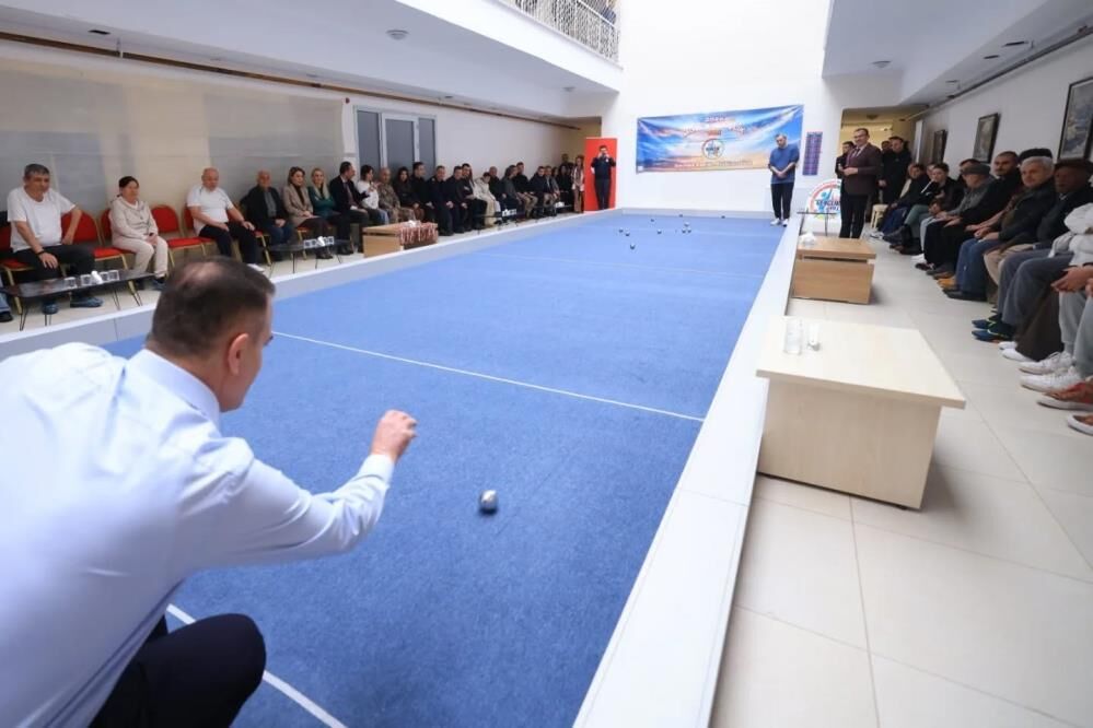 Muğla’da Bocce sahasında kuşaklar buluştu