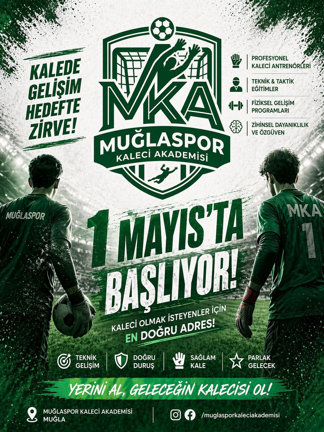 Muğlaspor Kaleci Akademisi Açılıyor 1 Mayıs’ta Start-1