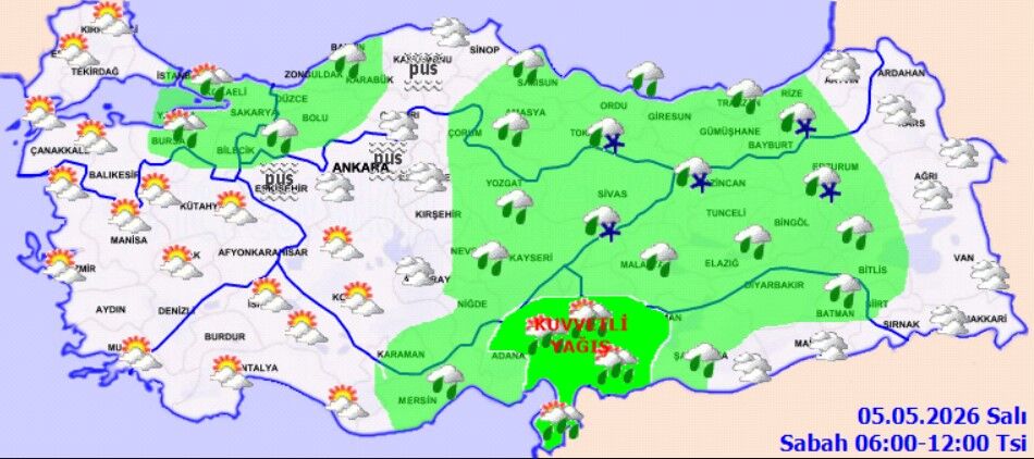 5 Mayıs Salı Hava Durumu (4)