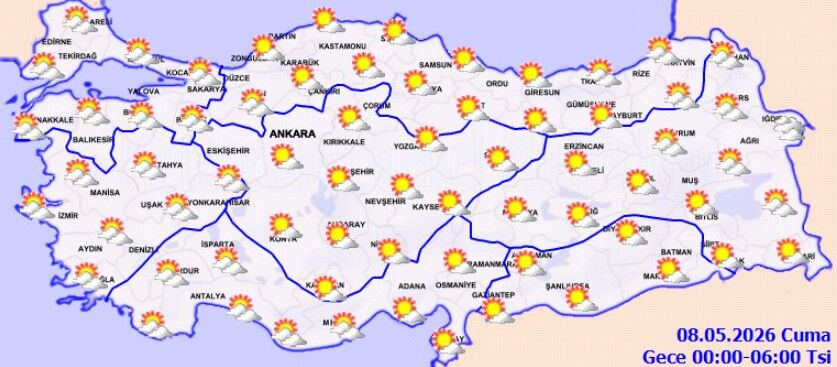 7 Mayıs’ta Hava Isınıyor Ama Yağış Alarmı Var (1)