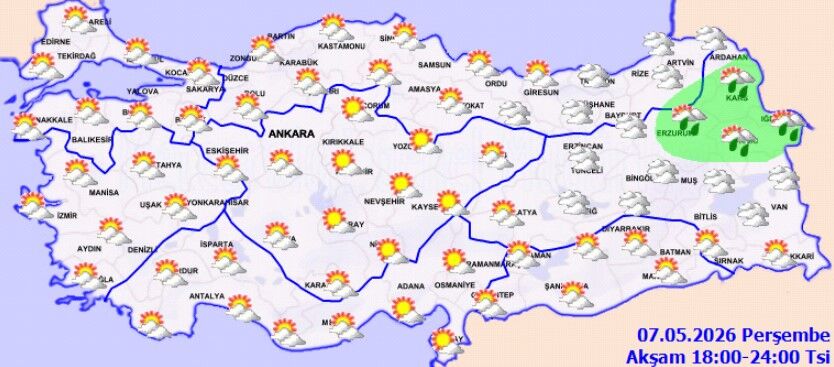 7 Mayıs’ta Hava Isınıyor Ama Yağış Alarmı Var (2)