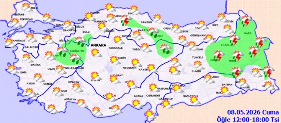 8 Mayıs Cuma Hava Durumu (3)