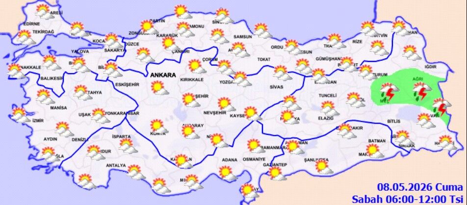 8 Mayıs Cuma Hava Durumu (4)