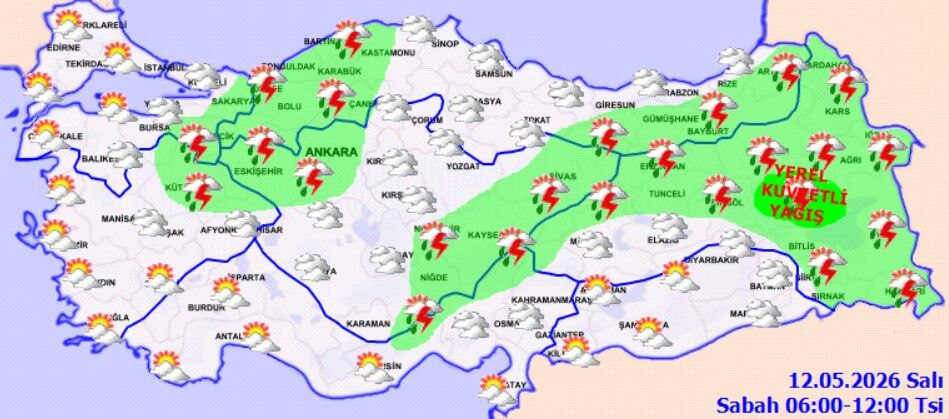 12 Mayıs Salı Hava Durumu (4)