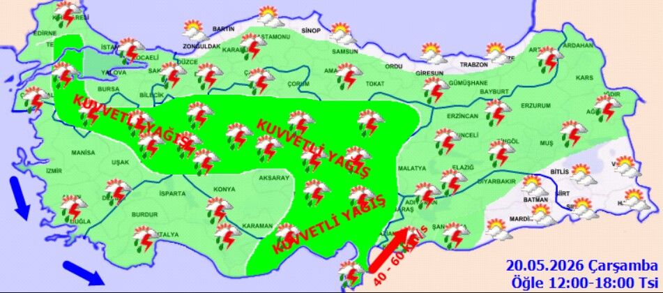 20 Mayıs Türkiye Hava Durumu (3)