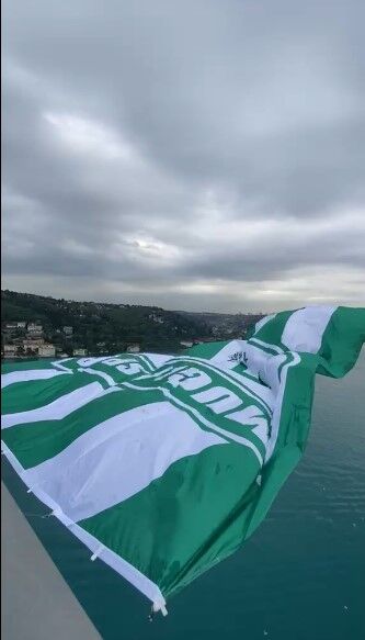 Muğlaspor Bayrağı İstanbul Boğazı’nda Dalgalandı (1)