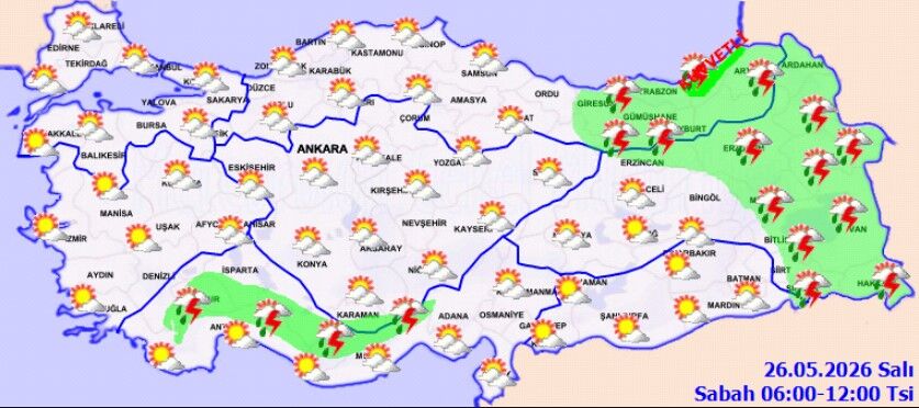 26 Mayıs Salı Hava Durumu (4)