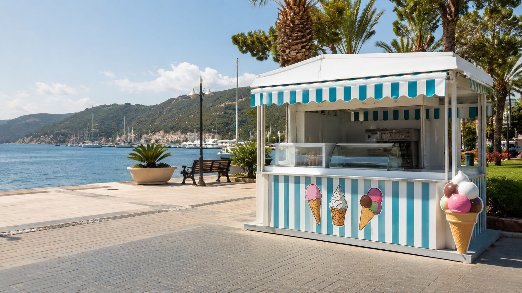 Marmaris Belediyesinden Dondurma Büfe Yerleri Kiralama İhalesi