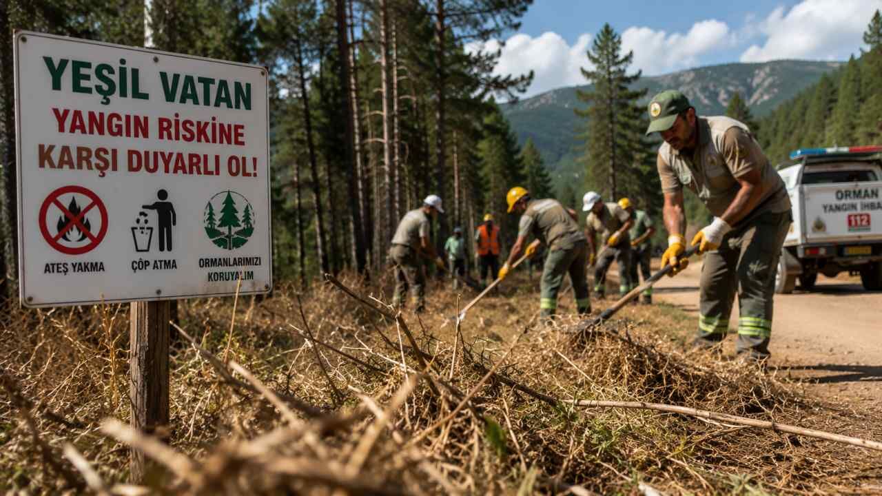 Orman Yangını Riski İçin Temizlik Seferberliği Çağrısı (3)