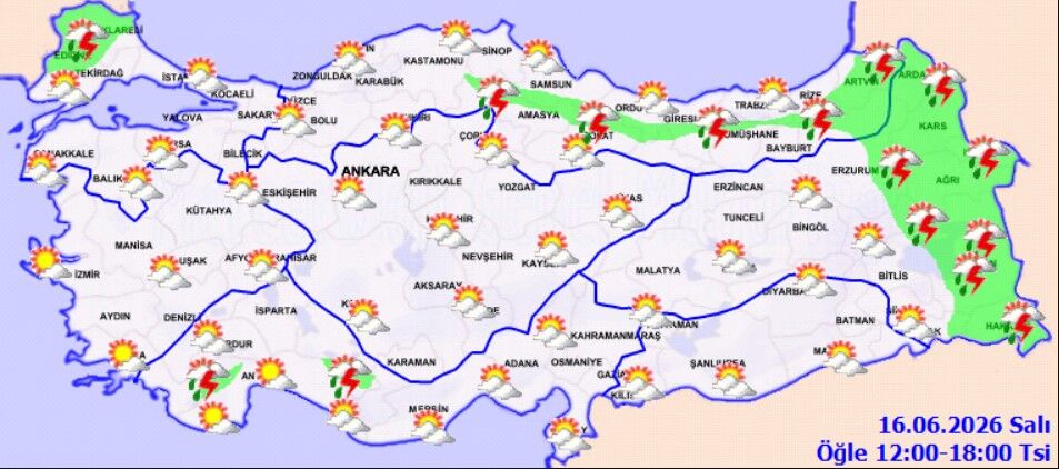 Meteoroloji Açıkladı Hava Her Yerde Aynı Olmayacak (2)