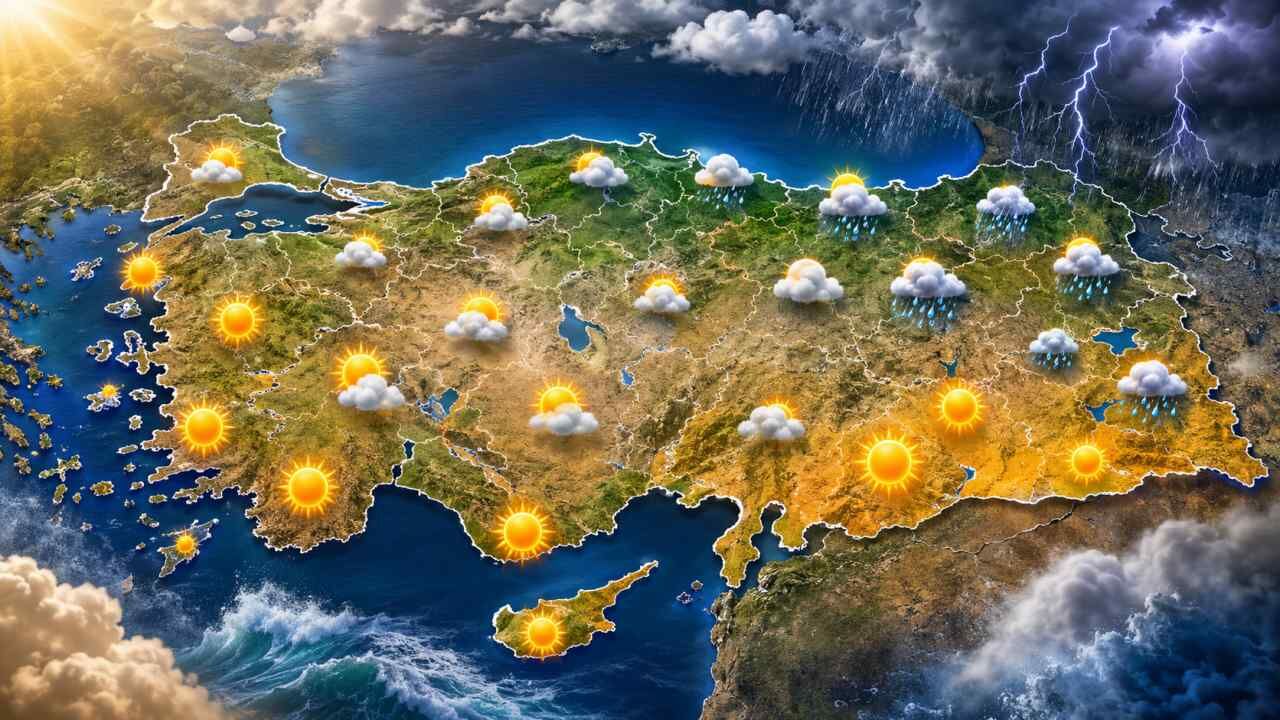 Meteoroloji Açıkladı Hava Her Yerde Aynı Olmayacak (5)