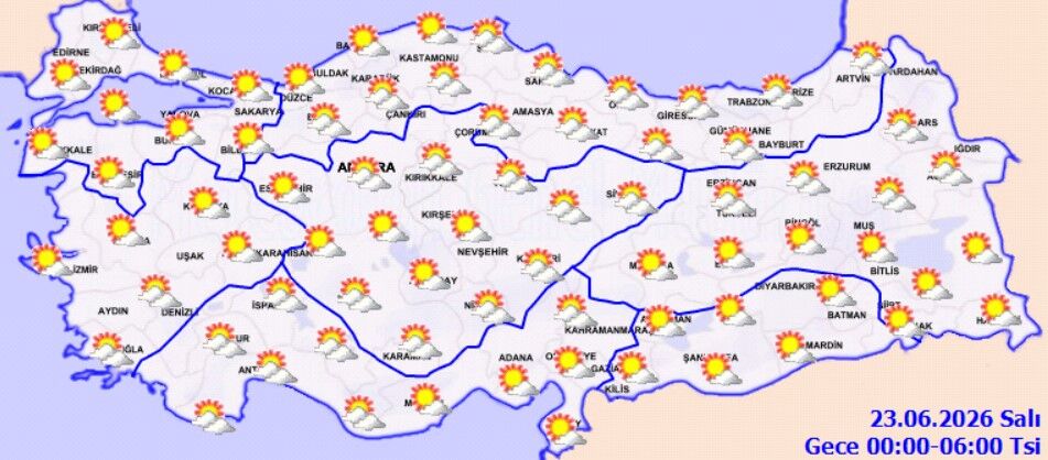 22 Haziran Hava Durumu Sağanak Ve Rüzgâr Uyarısı (4)