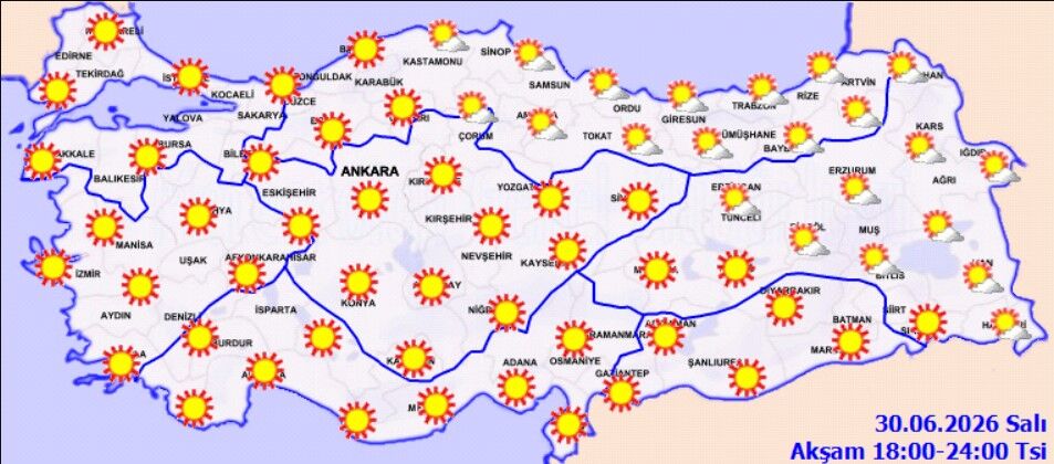 Türkiye'de Sıcaklıklar 40 Dereceyi Bulacak (4)