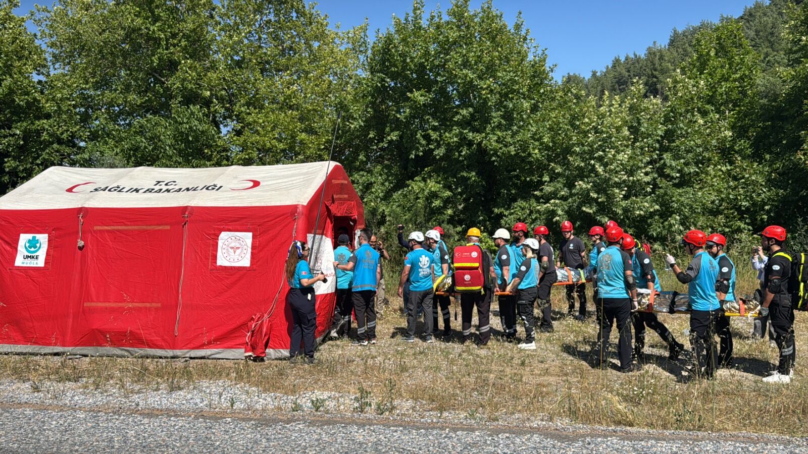 Muğla’da 115 Personelle Gerçek Gibi Tatbikat (5)