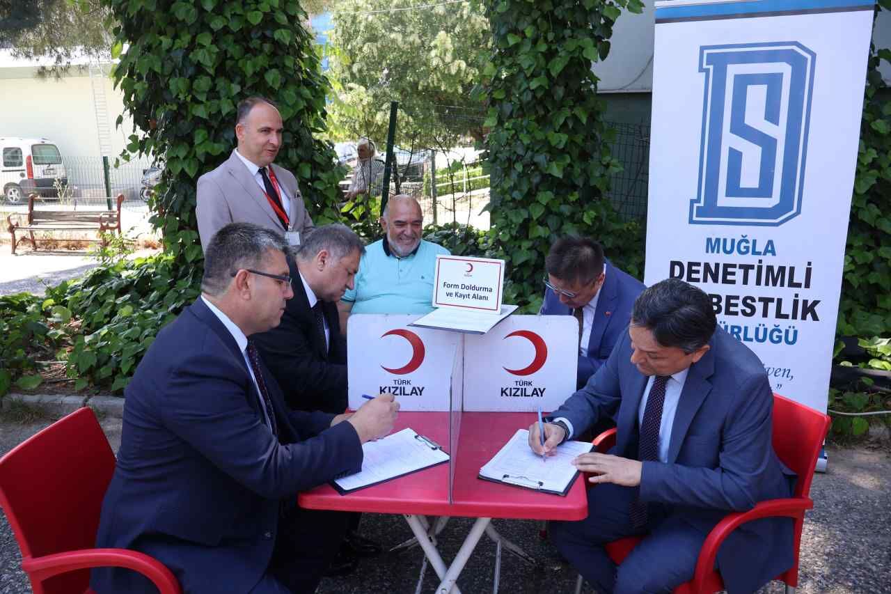 Muğla’da Adliye Protokolünden Kızılay’a Kan Bağışı Desteği (4)