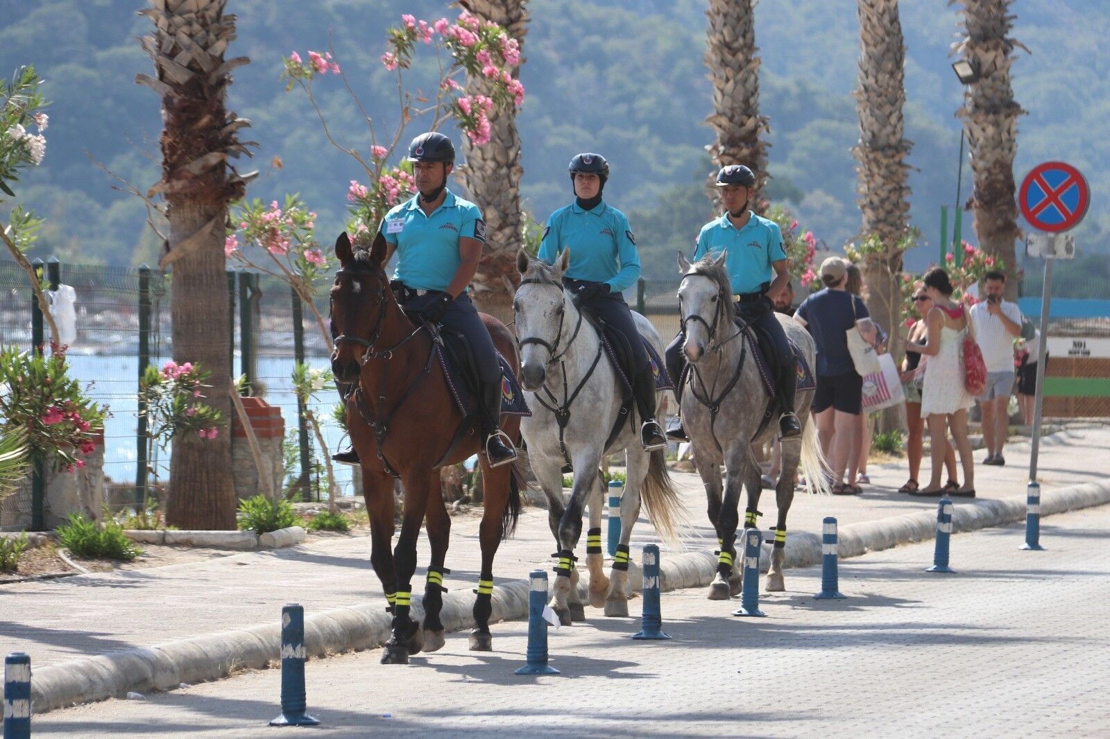 Ölüdeniz’de Atlı Jandarma Timleri Göreve Başladı (1)