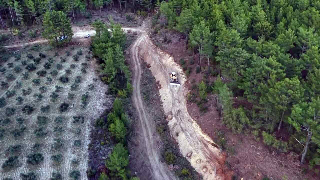 Muğla’da Yangın Emniyet Yolları Genişliyor (3)