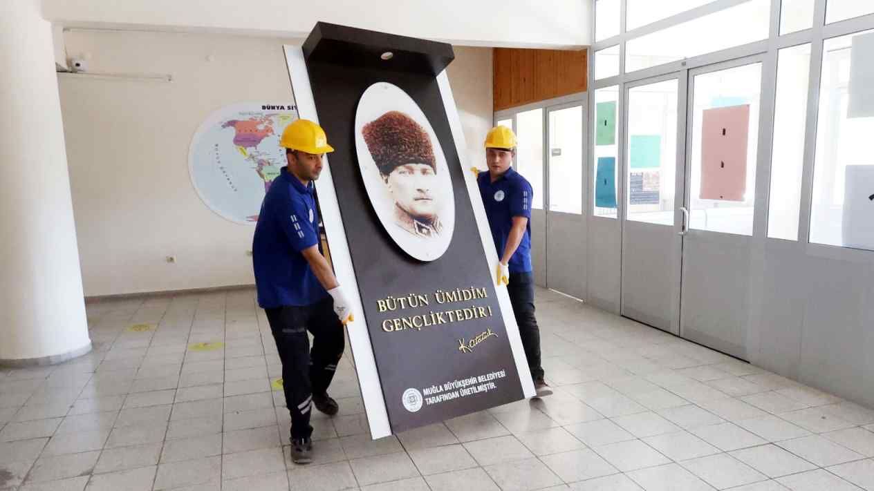 Muğla Büyükşehir 14 Okulu Yeni Döneme Hazırlıyor (3)