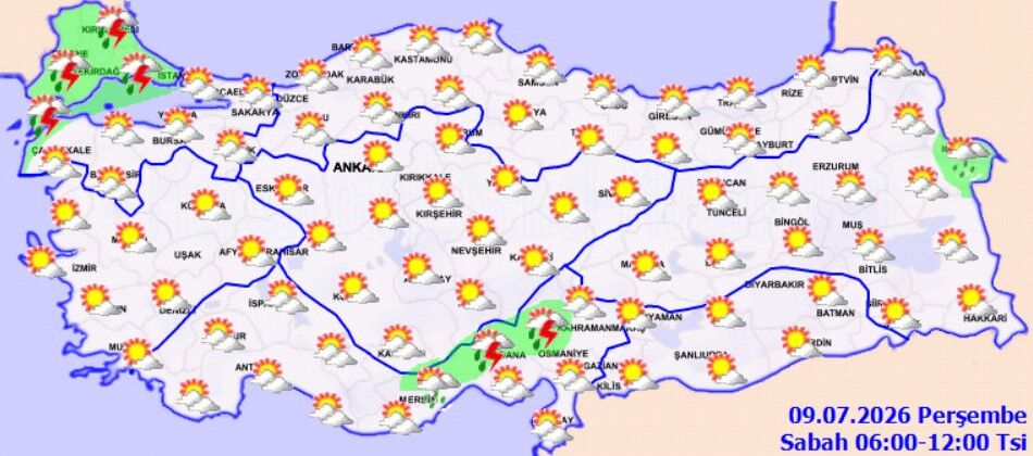 Türkiye’de Hava İki Yüzünü Gösterecek (1)