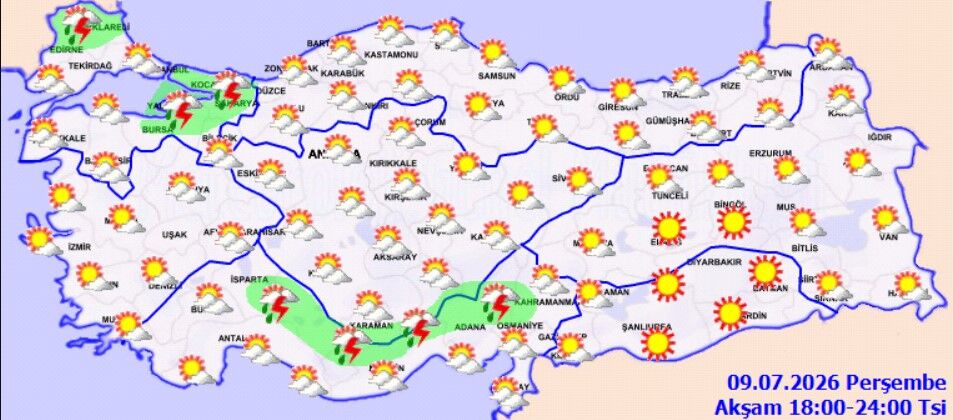Türkiye’de Hava İki Yüzünü Gösterecek (4)
