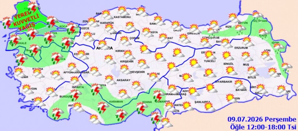 Türkiye’de Hava İki Yüzünü Gösterecek (5)