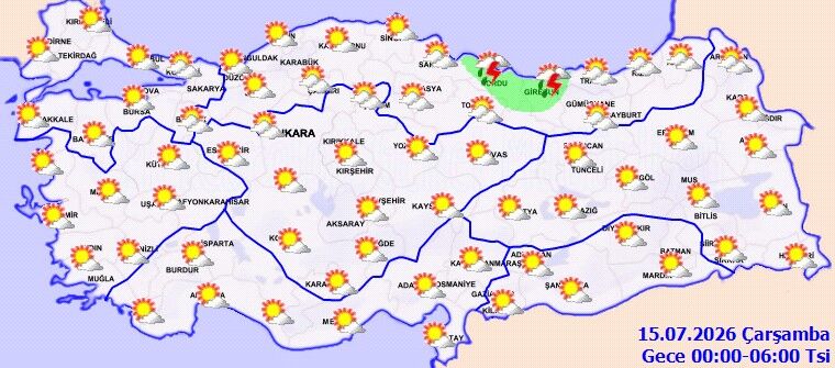 14 Temmuz Hava Durumu Yağış Ve Rüzgar Uyarısı (4)