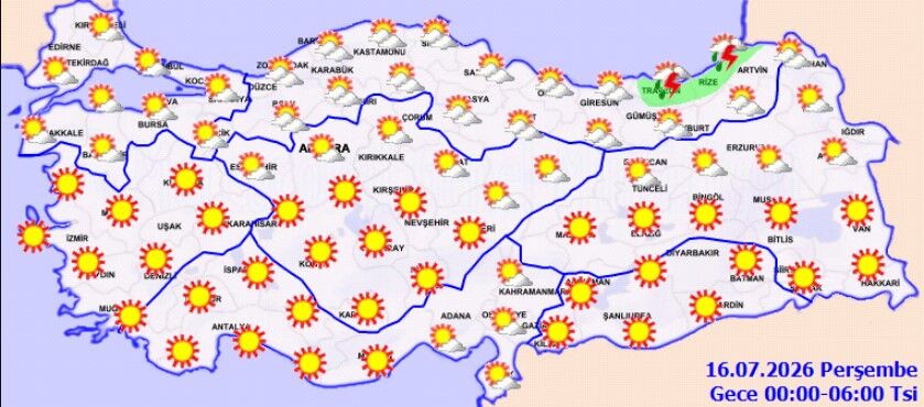 15 Temmuz Hava Durumu Yağış Ve Rüzgar Uyarısı (3)