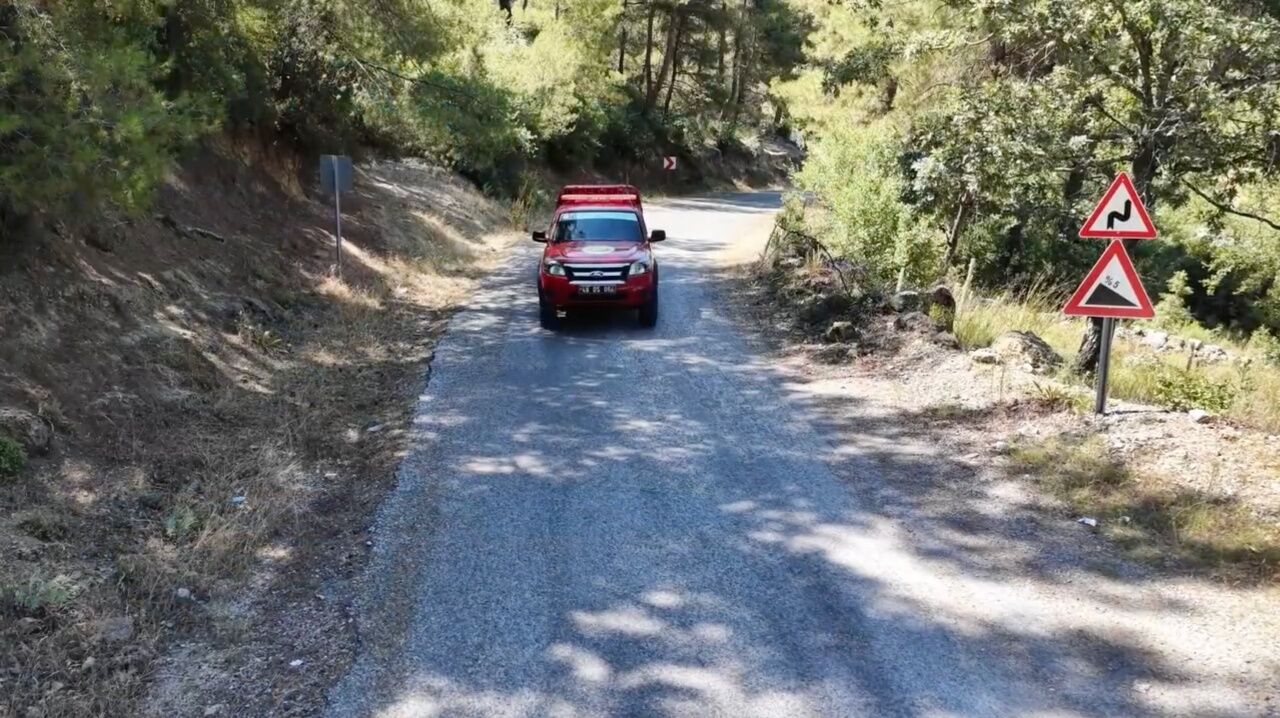 Muğla'da Ziraat Yangınları Drone Ile İzleniyor2