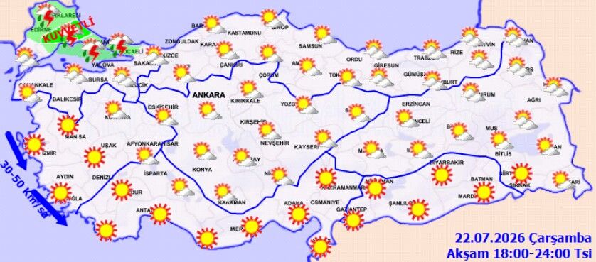 Meteoroloji Uyardı Sağanak Ve Kavurucu Sıcak Geliyor (1)