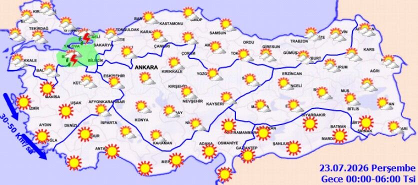 Meteoroloji Uyardı Sağanak Ve Kavurucu Sıcak Geliyor (6)