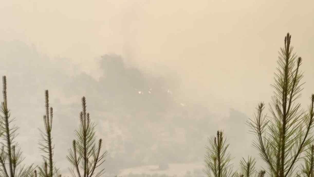 Seydikemer Yangını Büyüdü, Bazı Evler Tahliye Edildi (2)