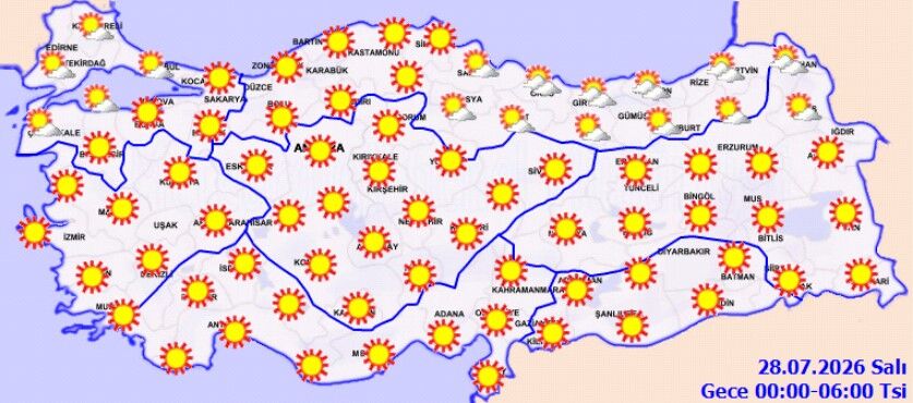 27 Temmuz Hava Durumu Alarmı Bu Illerde Yağış Sert Vuracak (2)