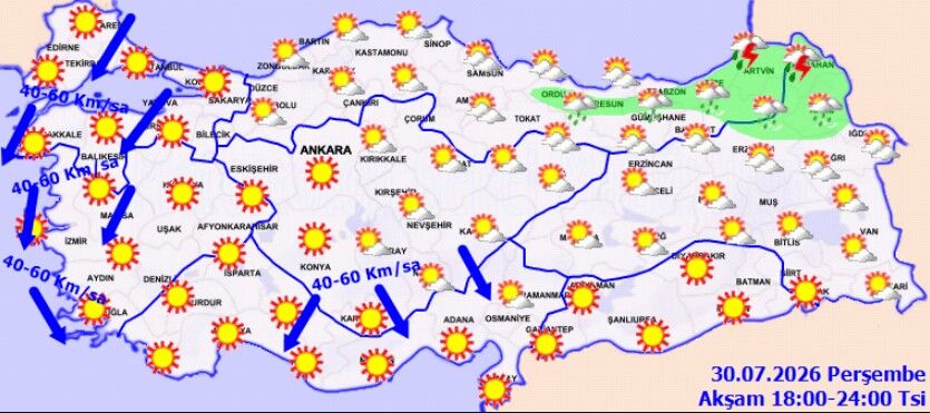 Meteoroloji Uyardı Kuvvetli Rüzgar 80 Km’yi Bulacak (4)