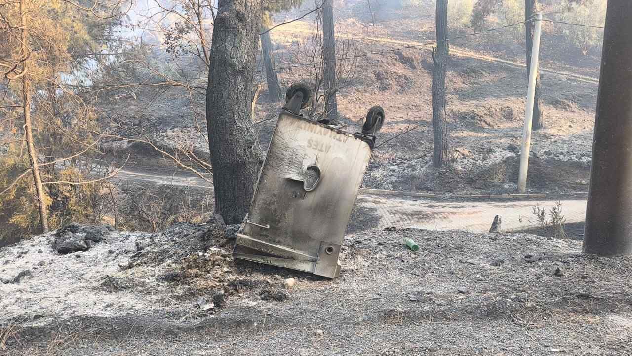 Seydikemer Yangınında Acı Tablo Gün Ağarınca Ortaya Çıktı (3)
