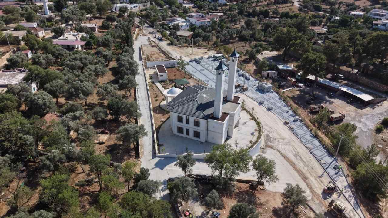 Bodrum Çamlık Cami Meydanında Düzenleme Başladı (4)