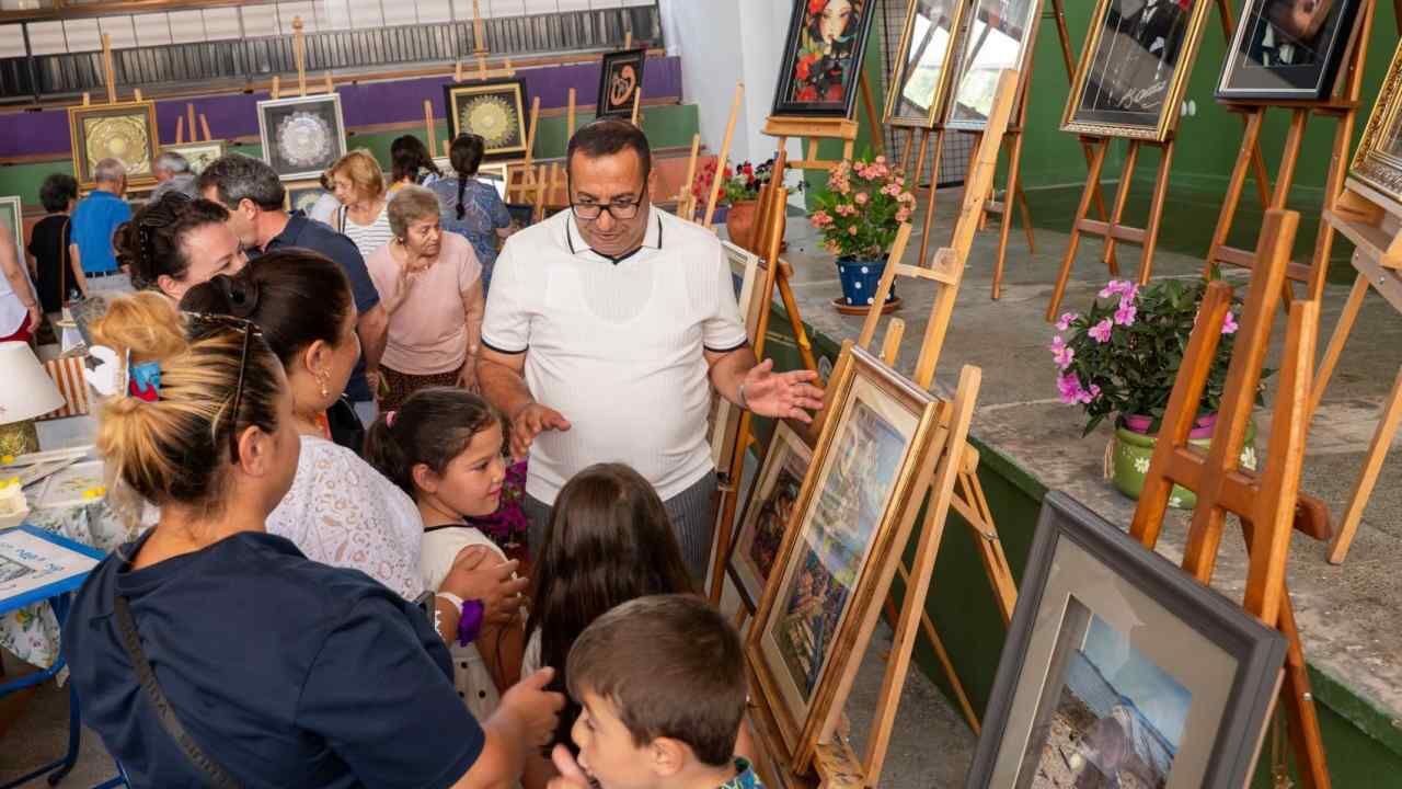 Menteşe'de El Sanatları Sergisi Ziyaretçilerini Ağırlıyor (3)