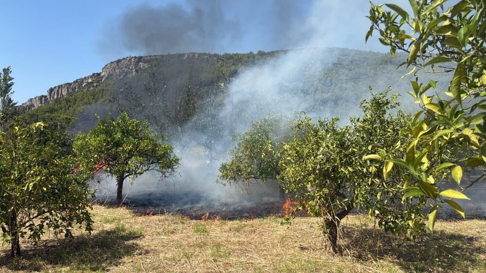 Marmaris’te Alevler Yükseldi, Müdahale Sürüyor (1)