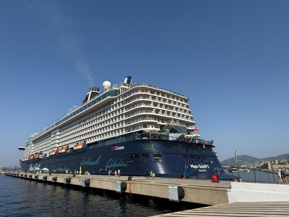 620 Milyon Dolarlık Kruvaziyer Bodrum’a 2 Bin 746 Turist Getirdi1