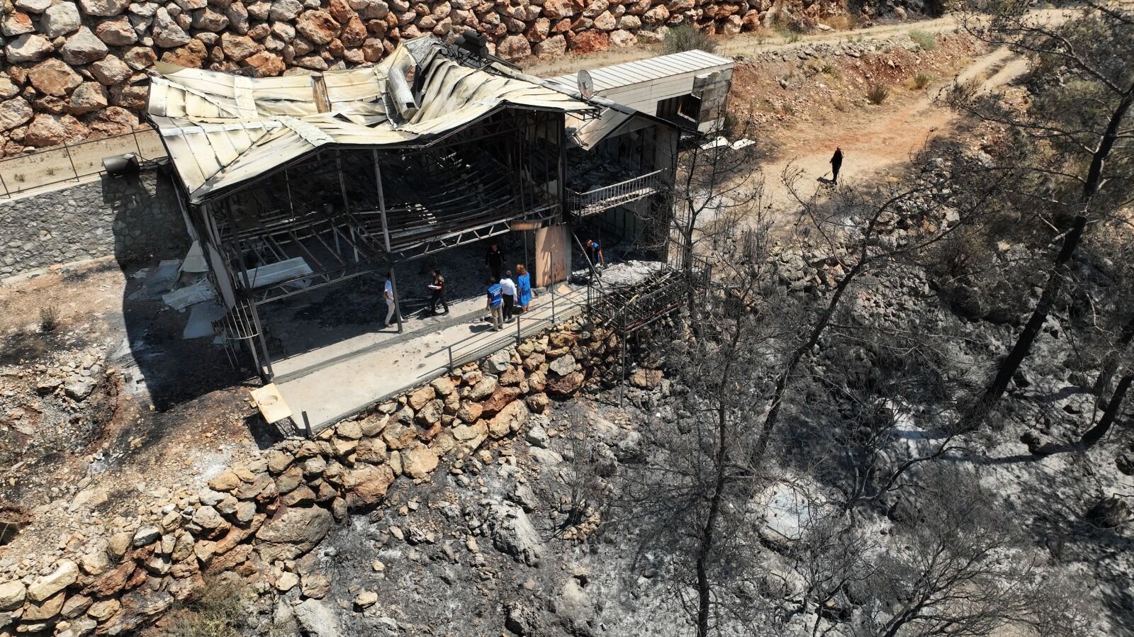 Gökçeovacık Yangınında Hasar Tespit Çalışmaları Sürüyor (1)