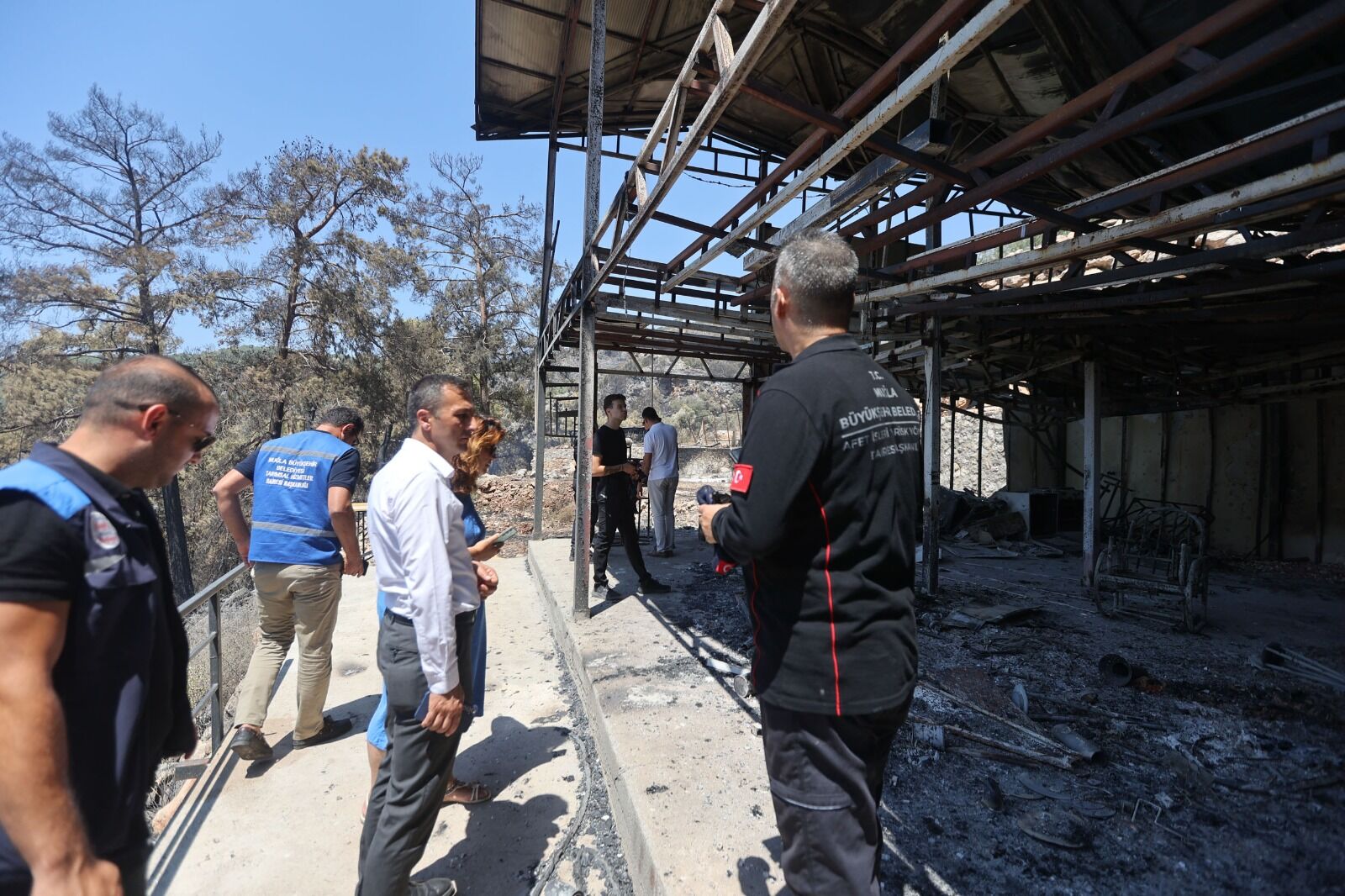 Gökçeovacık Yangınında Hasar Tespit Çalışmaları Sürüyor (4)
