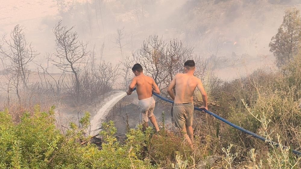 Seydikemer Yangınına Gönüllülerden Destek (3)