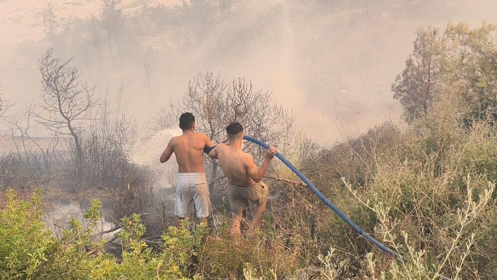 Seydikemer Yangınına Gönüllülerden Destek (4)