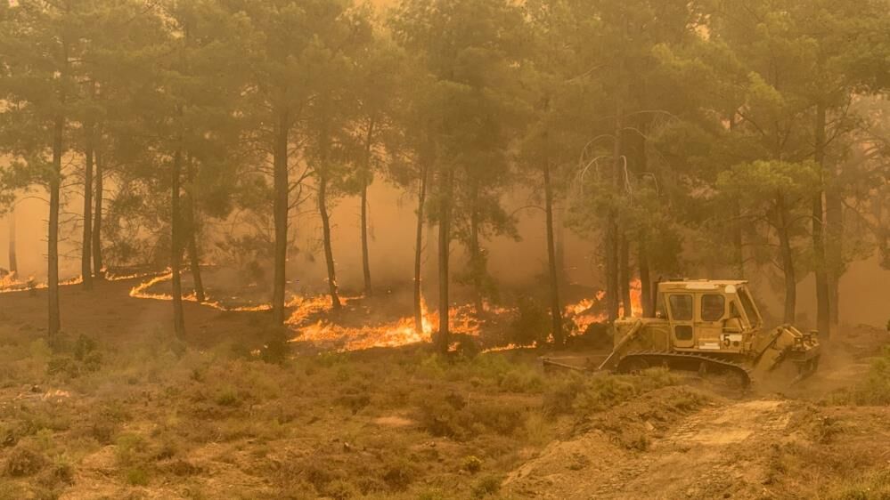 Seydikemer Yangınında Son Durum 335 Ev Boşaltıldı, 619 Kişi Tahliye Edildi (4)